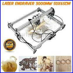 3000MW 65x50cm Laser Engraving Machine Tool Kit DIY Desktop Cutting Engraver