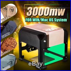 3000MW Desktop Laser Engraving Machine Logo Marking Printer WIN/MacOS System