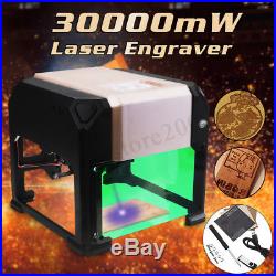 3000mW Desktop DIY Logo Marking Engraver Cutter Printer Laser Engraving Machine