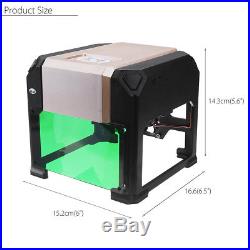 3000mW Desktop DIY Logo Marking Engraver Cutter Printer Laser Engraving Machine