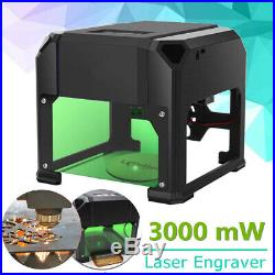 3000mW K3 USB Laser Engraver Printer Carver DIY Logo Engraving Cutter Machine