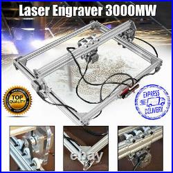 3000mW Mini Desktop Laser Engraving Mark Cutter Wood Machine & Goggle! @ Best