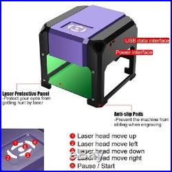 3000mW Mini Laser Engraver DIY Logo 3D Printer USB Desktop Laser Carving Machine