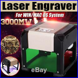 3000mW Powered USB Laser Engraver DIY Mark Printer Cutter Logo Carver Engraving