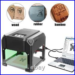 3000mW USB Mini Laser Engraver DIY Mark Printer Cutter Carver Engraving Machine