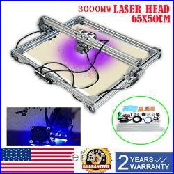 3000mw Laser Engraver, Laser Engraving Cutting Machine, Desktop DIY Printer Cutter