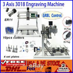 3018 CNC Router Laser MINI Engraver Milling Machine GRBL Control 220V Spindle