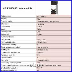 30W Blue Laser Module Head Kit For CNC Engraving Cutter Laser Engraver Machine