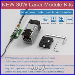 30W CNC Laser Module head FOR Laser engraving machine Engraver cutter PWM tester