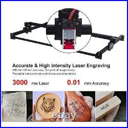 30W DIY CNC Laser Engraving Cutting Machine Engraver Printer Desktop Cutter US