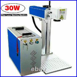 30W Fiber Laser Marking Machine Metal Engraving Engraver High Precision 110V