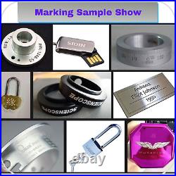 30W Fiber Laser Marking Machine Metal&Non-metal Engraving Steel Engraver 110V