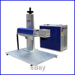 30W Split Fiber Laser Marking Engraving Engraver Equipment Rotary Axis Include