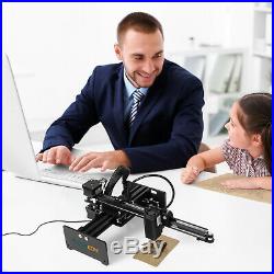 3500mW Desktop Laser Engraving Machine DIY Logo Marking Printer USB Engraver US