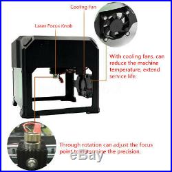 3500mW Mini Laser Engraver DIY Mark Printer Cutter Carver Engraving Machine