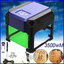 3500mW USB Mini Laser Engraver DIY Logo Mark Printer Cutter Carver Machine Fast