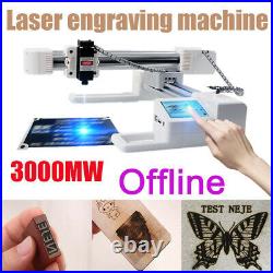 3W 12V Desktop Laser Engraver Offline Wood Plastic Engraving Machine 15.5x17.5cm