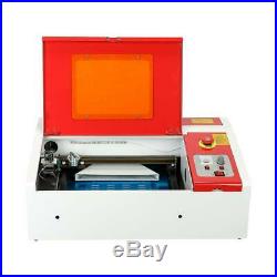 40W 12X8'' USB CO2 Laser Engraver Cutter Engraving Cutting Laser Printer Machine