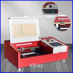 40W 12x8 CO2 Laser Engraving Marker Machine Crafts Cutter USB Interface K40