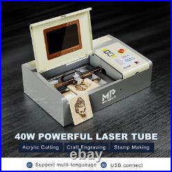 40W 12x8 inch Dual Workbed CO2 Laser Engraver Cutter Cutting Engraving Machine