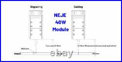 40W CNC Laser Module head kit for Laser Engraver machine Laser Cutter 3D printer