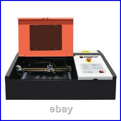 40W CO2 Laser Cutter 8 x 12 Workbed K40 Laser Engraving Machine DIY Home Office