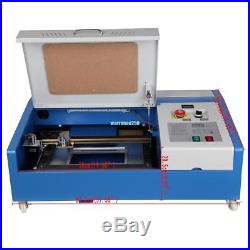 40W CO2 Laser Cutter Graviermaschine Cutting Engraving/Die Drehachse(fakultativ)