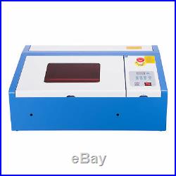 40W CO2 Laser Engraver Cutting Machine Cutter with Digital Electric Current Displa
