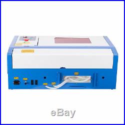 40W CO2 Laser Engraver Cutting Machine Cutter with Digital Electric Current Displa