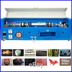 40W CO2 Laser Engraver Machine 128 Laser Engraving Cutting Machine Cutter USB