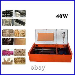 40W CO2 Laser Engraving Cutting Machine Laser Engraver USB Port 12 x 8 inches
