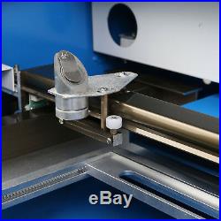 40W CO2 Laser Engraving Machine Engraver Cutter Exhaust Fan USB Port 300x200mm