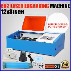 40W Co2 USB Laser Engraving Cutting Machine Engraver Cutter Chiller 300 x 200mm
