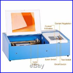 40W High Precision CO2 Laser Cutting Engraving Machine with USB Port