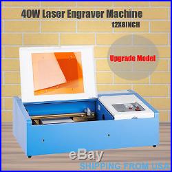 40W High Precision CO2 USB Laser Cutting Engraving Engraver Machine US stcok
