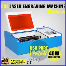 40W USB DIY Laser Engraver Cutter Engraving Cutting Machine Laser Printer