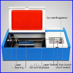 40W USB DIY Laser Engraver Cutter Engraving Cutting Machine Laser Printer CO2