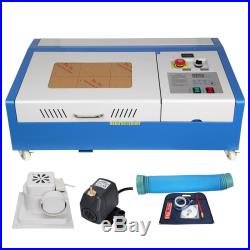 40W USB Port Laser Engraving Cutting Machine Engraver Cutter Upgrade with Wheel