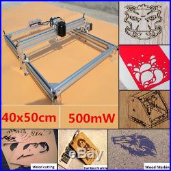 40X50CM 500MW DIY Laser Engraving Machine CNC Desktop Wood Logo Cutter Engraver