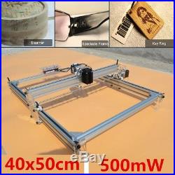 40X50CM DIY Logo Laser Engraving Machine 500mW Marking Wood Printer