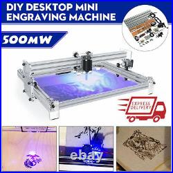 40X50CM DIY Logo Laser Engraving Machine 500mW Marking Wood Printer Best