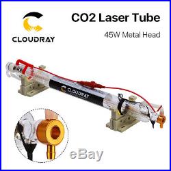 45W-50W CO2 Laser Tube Metal Head 850mm Glass for Laser Engraver Cutter Machine