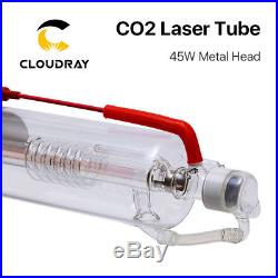 45W-50W CO2 Laser Tube Metal Head 850mm Glass for Laser Engraver Cutter Machine
