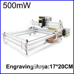 500MW DIY Desktop Laser Engraving Cutting Machine Engraver Printer Cutter
