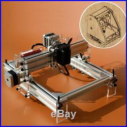 500MW DIY Mini Laser Engraving Cutting Machine Desktop Printer Kit +USA