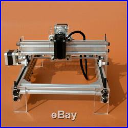 500MW DIY Mini Laser Engraving Cutting Machine Desktop Printer Kit +USA