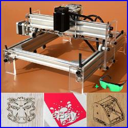500MW Mini Laser Cutting Engraving Machine Printer Kit Desktop 20x17cm DIY New