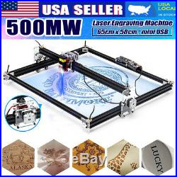 500mW 65x50cm Laser Engraving Machine Cutting Printer CNC Control LOGO Cutter