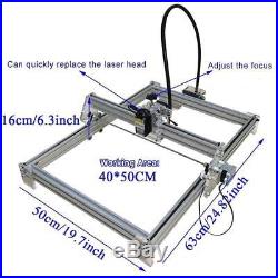 500mw 40x50 Desktop Laser Engraving Machine CNC Metal Marking Cutter DIY Kit us
