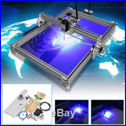500mw 40x50 Desktop Laser Engraving Machine CNC Metal Marking Cutter DIY Kit us